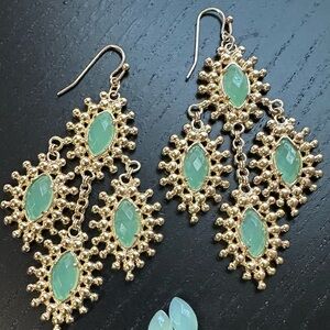 Mint chalcedony febe . Vintage Kendra Scott